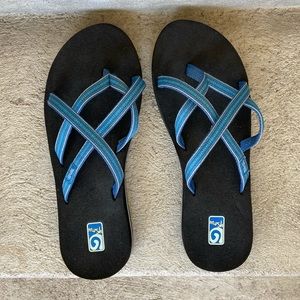 Teva Strappy Flip Flops